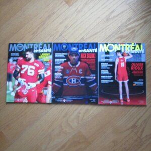 Montreal en Sante - Olivier Rioux, Nick Suzuki, Laurent Duvernay Tardif